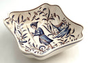 Vintage Portugal Square Pottery Bowl