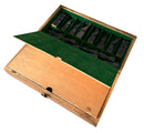 Vintage Korean Carved Soapstone Chess Set