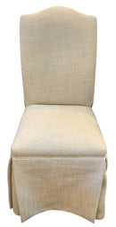 Pair of Slipcovered Parsons Chairs