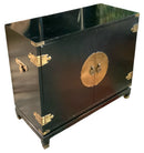 Vintage Black Asian Cabinet