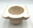 Antique Carrera Marble Mortar With Wood Pestle