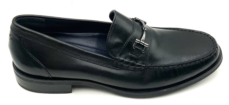 COLE HAAN Black Leather Pinch Maine Classic Bit Loafers 10.5B