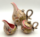 Hull Pottery 3pc Blossom Flite Tea Set