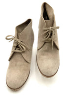 J CREW Beige Suede MacAlister Wedge  Booties 9