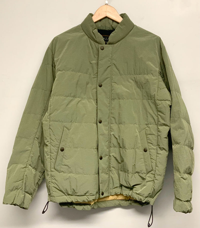 RAG & BONE Green Ethan Ripstock Puffer Jacket