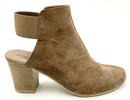 CORDANI Taupe Suede Elastic Strap Gerry Booties 9