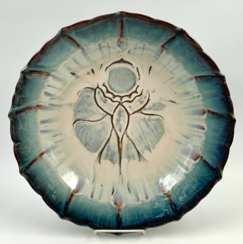 Large Pottery Bowl signed by Bill Campbell
