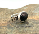 Sterling & Montana Agate Ring
