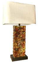 Contemporary Art Glass Column Lamp