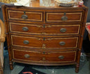 Five Drawer Bow Front Chest