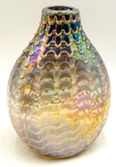 Handblown Iridescent Art Glass Vase