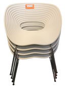 Set/4 Vitra Tom Vac Modular Dining Chairs