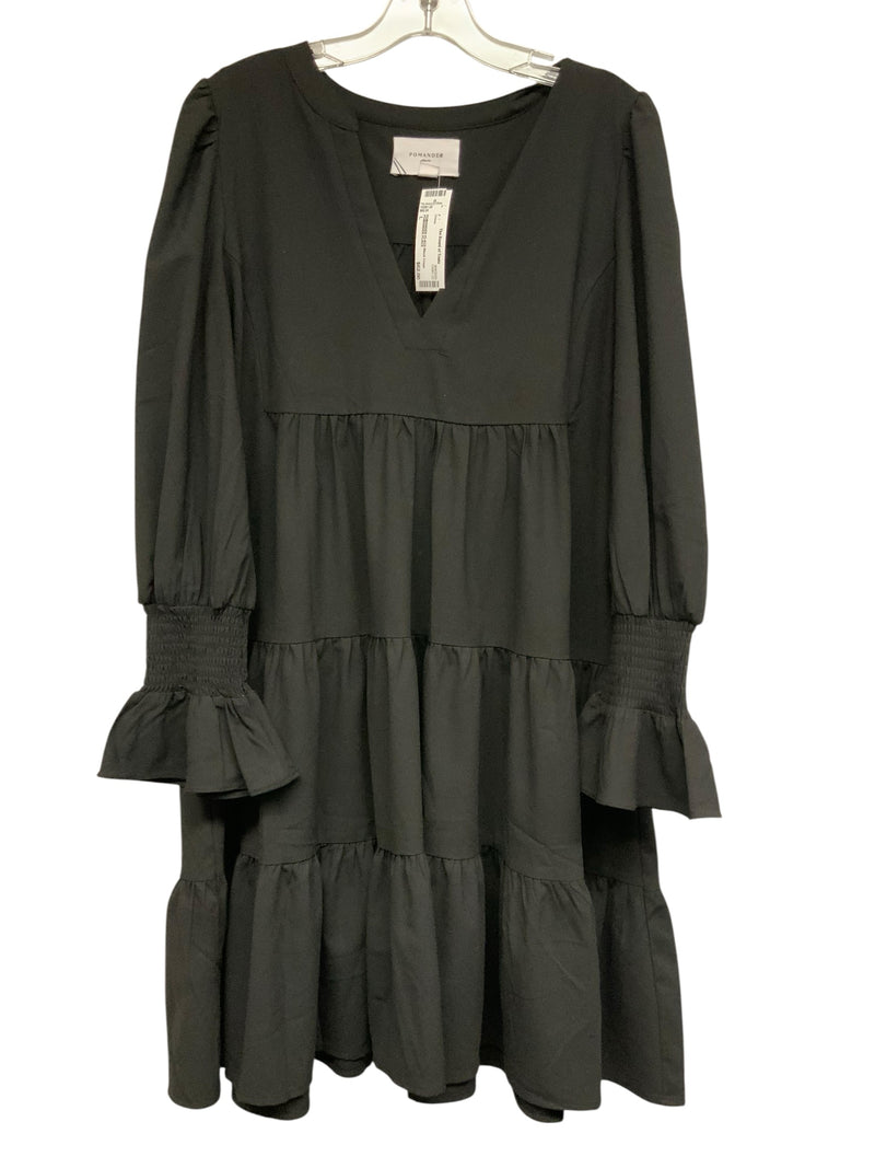 POMANDER PLACE Black Crepe "Kenzo" Dress