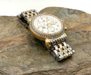 MICHELE CSX Gold Plated Stainless Steel Diamond Chronograph Watch