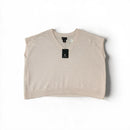 Bloomingdale's Bone V-Neck Cap Sleeve Cashmere Sweater