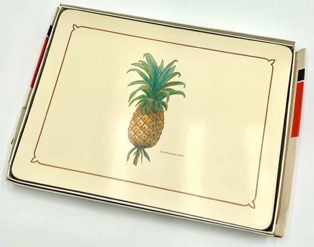 Set/6 Vintage Pimpernel Pineapple Placemats