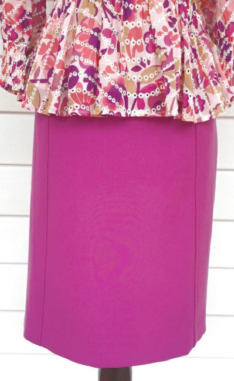HALOGEN Orchid Pencil Skirt