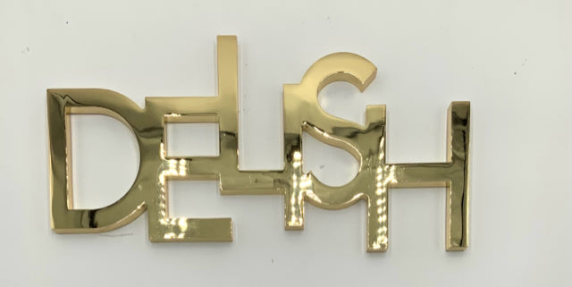 Gold Metal "Delish" Trivet